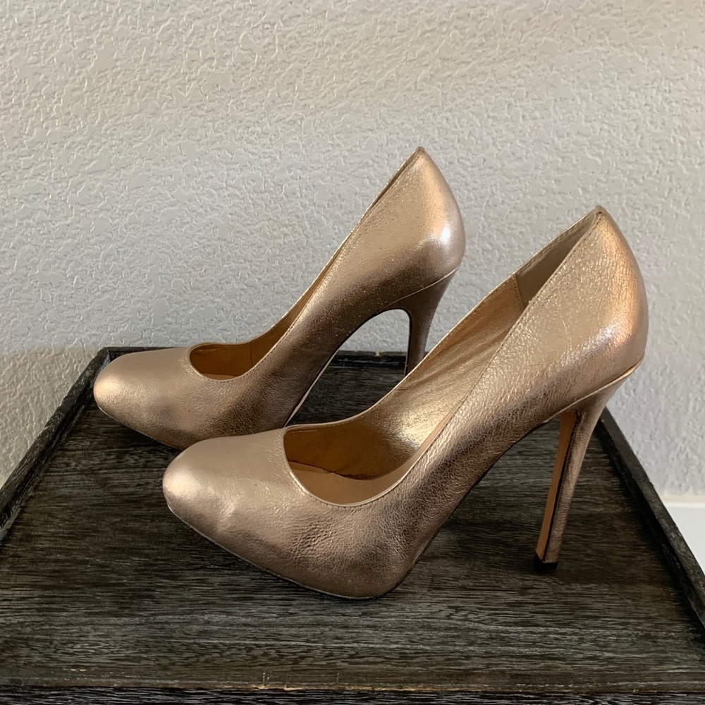 Gold Dolce Vita heels